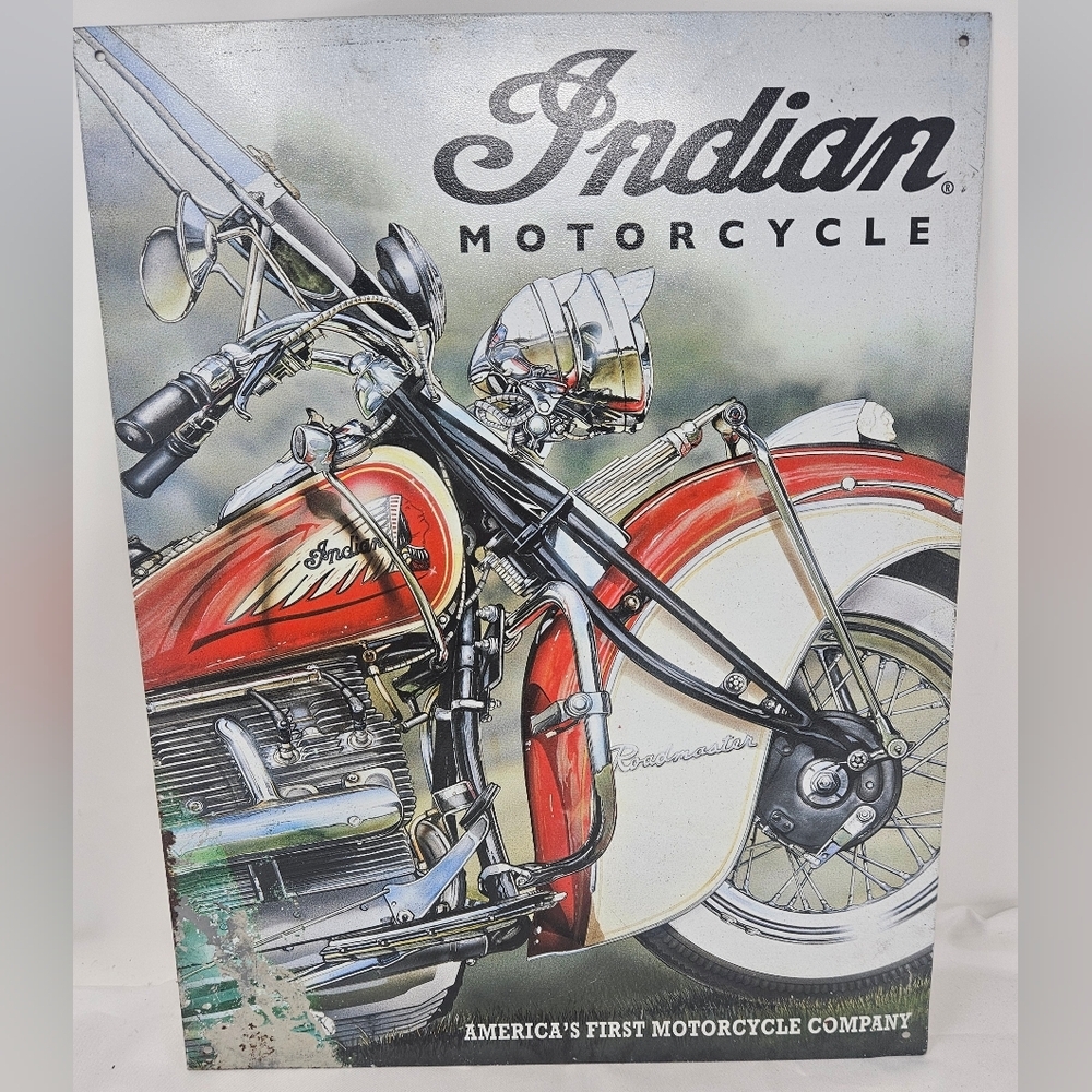 Indian Motorcycle Metal Sign
